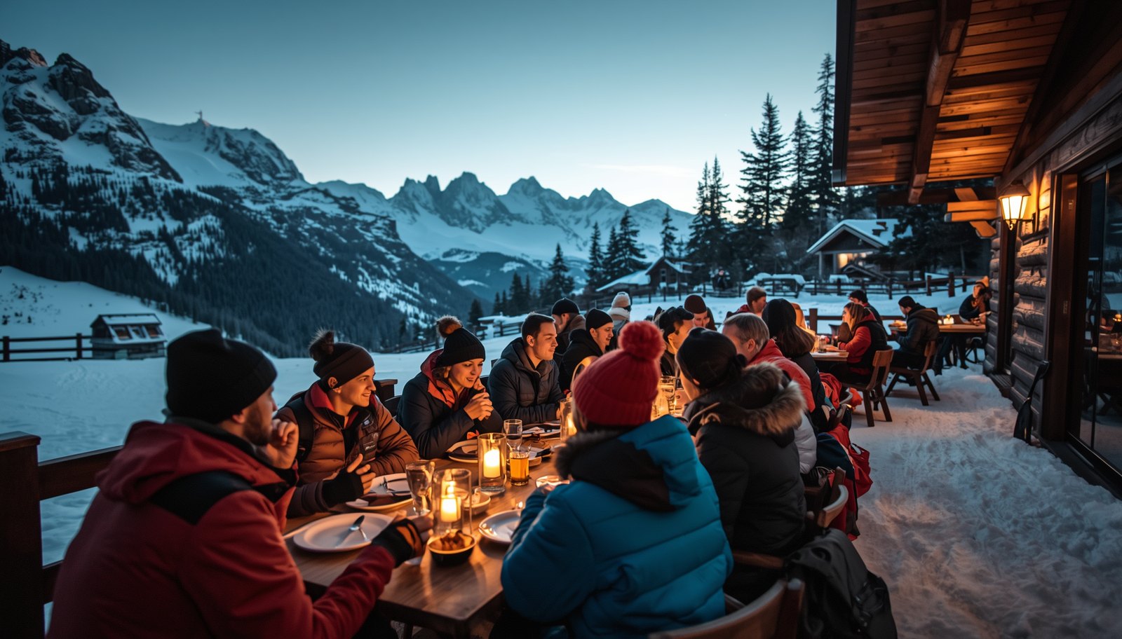 AJ Team Experience Winterabend auf einer Berghütte