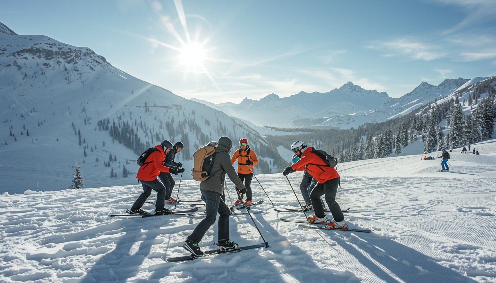 AJ Team Experience Winterformat im Schnee